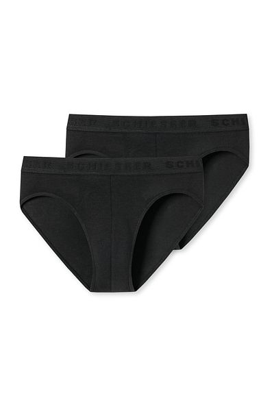Schiesser Slips 2er-pack Basic Kids Unterhose Unterwäsche Basic Klassisch
