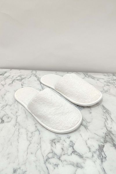 VEVİEN HOME Cotton Bathroom and Home Slippers Towel Slippers Hotel, Spa, Home Slippers