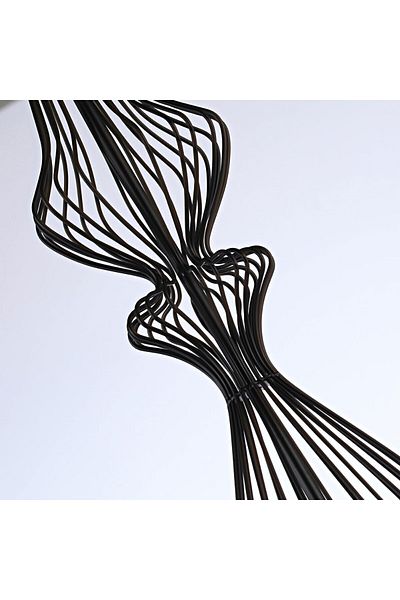 Homelux Irma Pendulum 19x19x90 Cm, E27, 40 W, Textile Lamp, Metal, Black