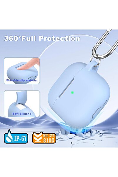 UnDePlus Apple Airpods 4. Nesil Uyumlu Kılıf Standart Yumuşak Silikon Kılıf