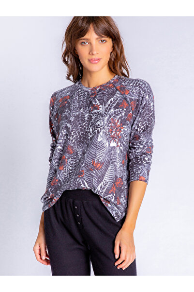 PJ Salvage Pyjamaoberteil Cozy Casual Schlaf-Oberteil Pyjama-Oberteil Top Pyjama