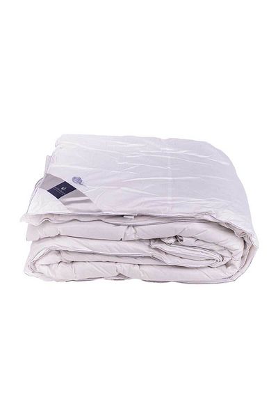 Homelux Pilota de puf de gasca, 140x200 cm, 100% bumbac satinat, 90% puf, 10% pene, alb