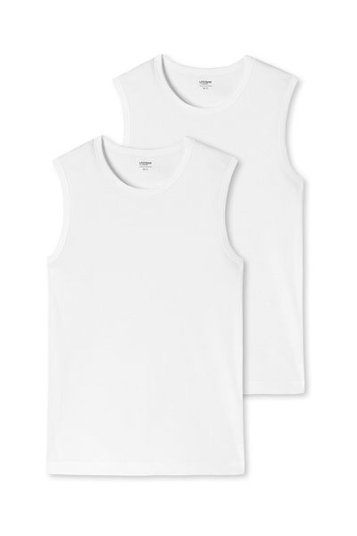 Schiesser Tank Top Uncover Tank-top Unterhemd Unterzieh-shirt Ärmellos