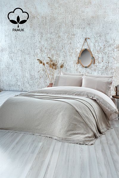 Nazik Home Комплект завивки Cadiz Lace Double, 7 части