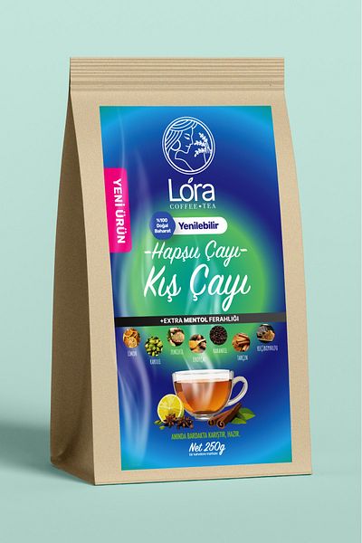LoraTea 250g Pills Winter Tea - Lemon Dried - 7 Kinds of Natural Spices - Mix in Cup Instant Ready