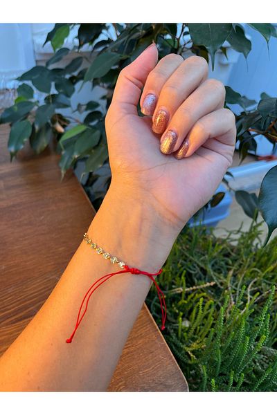 yubijewelry Round Steel Chain Half Knot Rope Bracelet