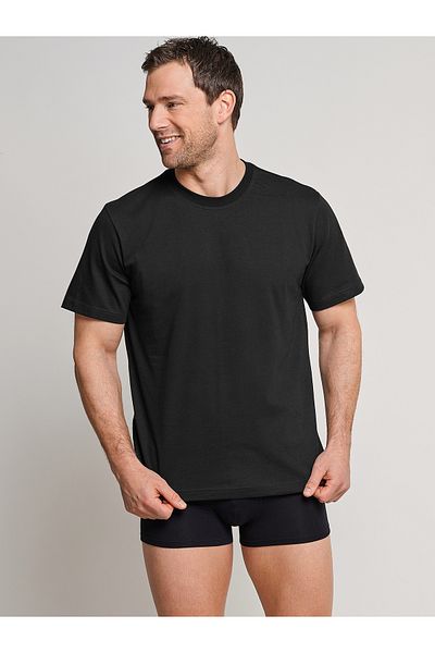 Schiesser American T-Shirt 2er-Pack Essentials T-Shirt Unterziehshirt Unterhemd Kurzarm