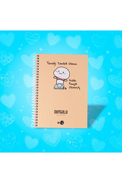 Duygulu ajanda Yanağı Tombik Tarihsiz Planlayıcı Duygulu Defter