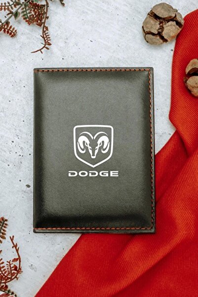 HEDİYEDİYE حافظة وحاوية ترخيص جلدية حرارية تحمل شعار دودج