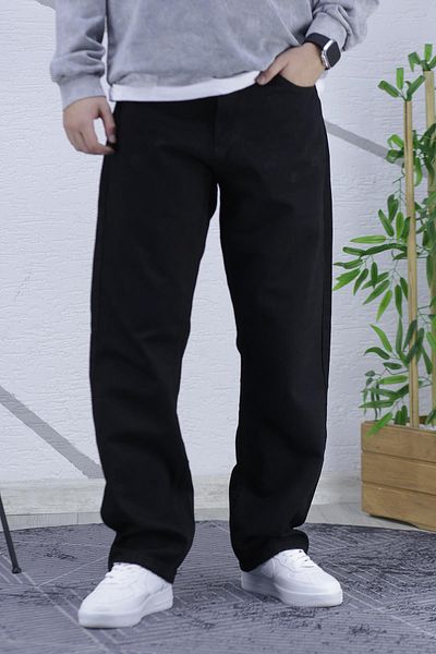 WAFRA Men's Baggy Loose Cut Jeans