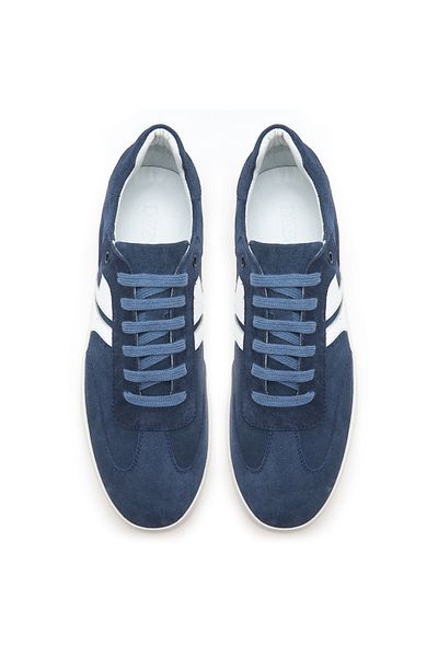 Desa Pantofi sport din piele intoarsa pentru barbati Donald Blue