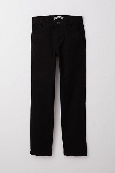Breeze Pantaloni pentru baieti Gabardine Basic 8-14 ani, negri