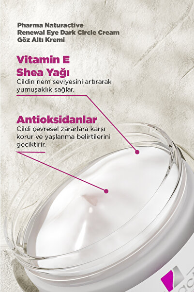 Pharmanaturactive Pharma Naturactive Göz Altı Ve Çevresi Morluklarına Karşı Etkili Krem, 20 ml
