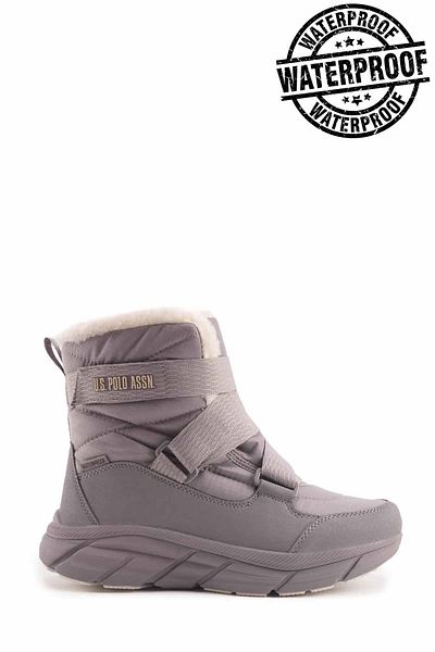 U.S. Polo Assn. Πόλο Ασν. Γυναικείες γούνινες μπότες χιονιού