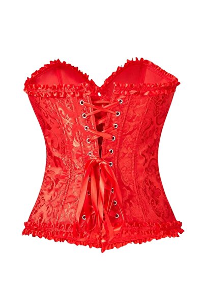 secret night Viktorian Vintage - Adjustable Patterned 1stClass Quality Corset Bustier, Gothic Corset