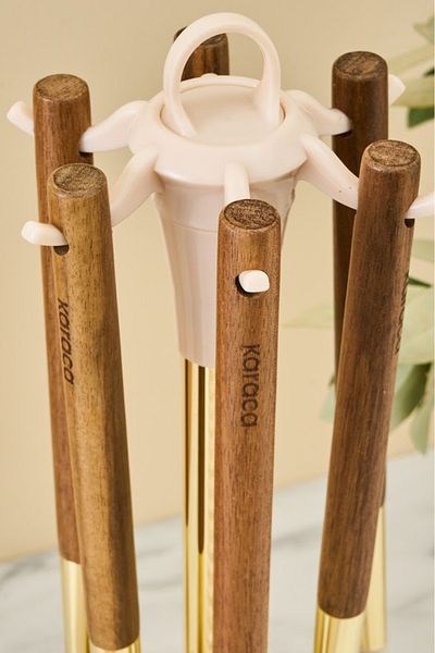 Karaca Harper 7 Piece Serving Set with Stand