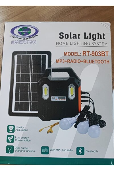 Solar Radyo Ve Güneş Enerjili Kamp Ve Denizci Aydınlatma Ve Şarj Ünitesi Dat ...