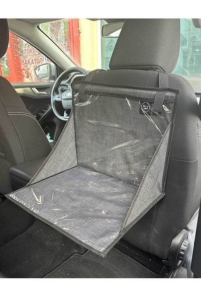RevuBaby Pro Anthracite Color Car Seat Storage Organizer - Folding Tablet Pocket Organizer