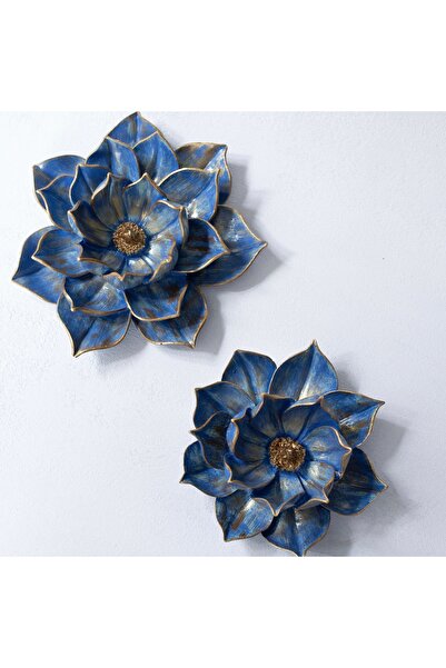 Deart İstanbul Lotus Masa Dekoru Ikili 26x26 Ve 20x20 Cm.