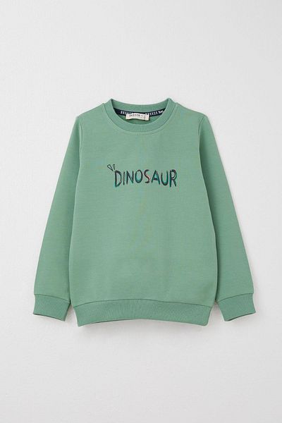 Breeze Σετ αθλητικής φόρμας για αγόρι 3-8 ετών - Dinosaur print, Mint Green