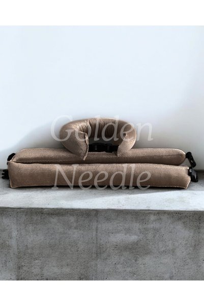 Golden Needle Kadife Saç Sosisi Şekillendirici Bigudi Isısız Saç Şekillendirici Bigudi 3 Adet Kahverengi