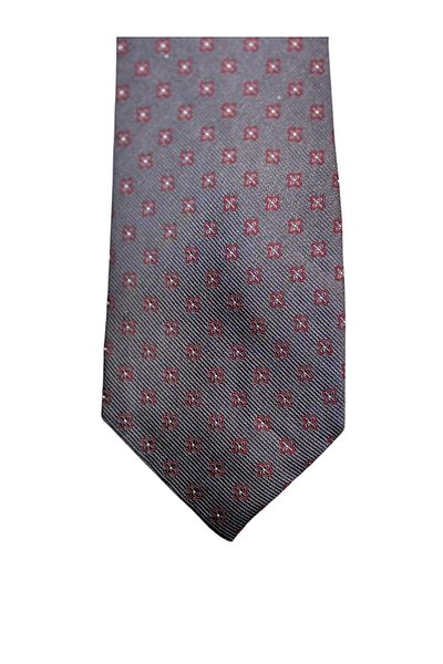 CROATE 100% Silk Mini Flower Pattern Necktie