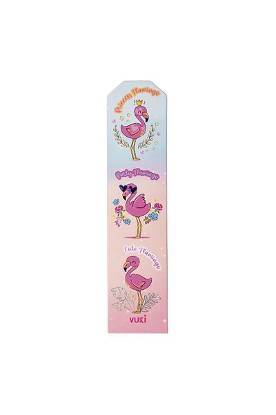 VUKİ Χάρτινος σελιδοδείκτης με μοτίβο Flamingo