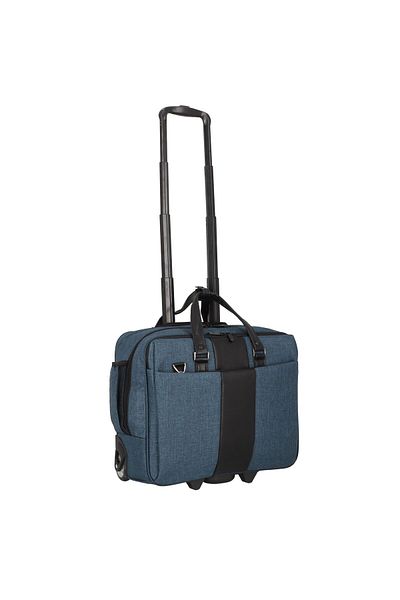 Dermata 44 cm Laptop Fach – 2 Rollen Business Trolley