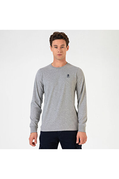 ROUTEFIELD Ανδρικό φούτερ Tylor σε γκρι χρώμα ΑΝΔΡΙΚΟ ΦΟΥΤΕΡ RFTYLOR2122