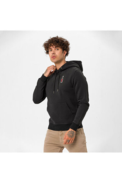 ROUTEFIELD Heady Erkek Siyah Sweatshirt ERKEK SWEATSHIRT RFHEADY2223
