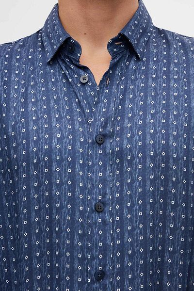 Tween Cămașă Indigo Slim Fit