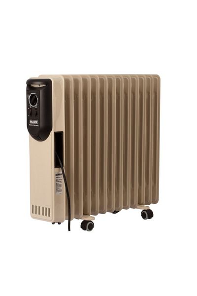 Mark 2500W Eco-Friendly 13-Fin Corded Electric Oil Filled Heater
