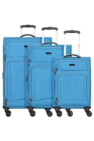 D&N Travel Line 9204 4-rolová koferná súprava 3-dielna Mit Dehnfalte