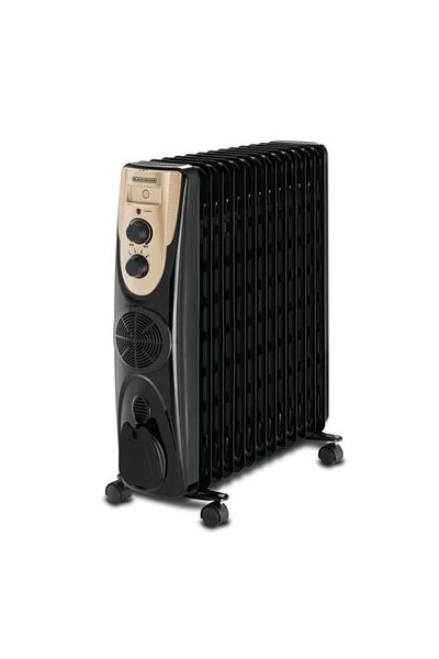 Black&Decker 2500W 11-Fin Oil-Filled Radiator Heater
