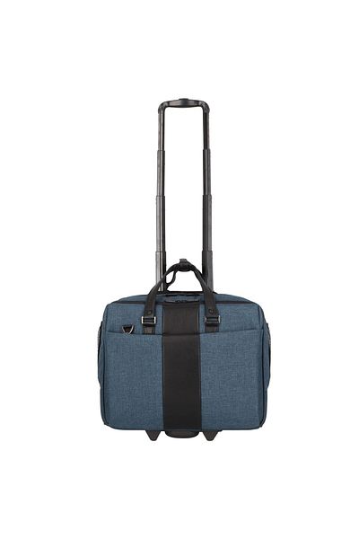 Dermata 44 cm Laptop Fach – 2 Rollen Business Trolley