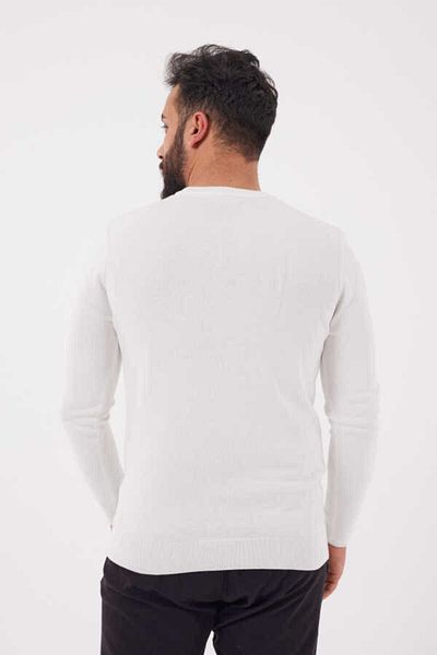 KAPTAN TRİKO Men's Crew Neck Sweater - Cotton, Model 5590