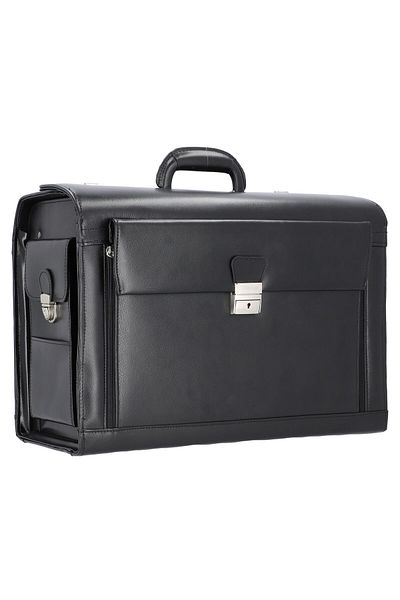 Alassio Leder-Pilot-Hülle 49 cm Laptop-Fach