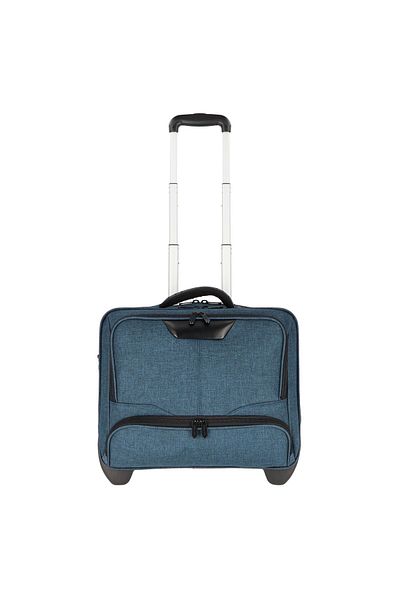 Dermata 41 cm Laptop Fach – 2 Rollen Business Trolley