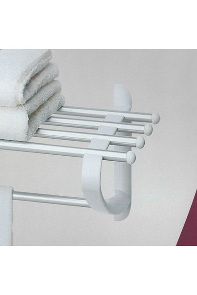 Prima Nova Wall Mounted Sturdy Aluminium Towel Holder Rack