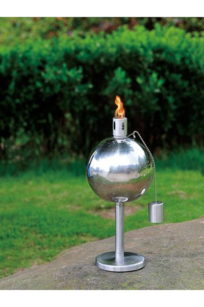 Living Accents Sphere Tabletop Garden Torch 27cm