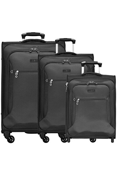 D&N 6400 Model Travel Line – 2–4-teiliges Roll-Cofferset mit 3 Designs