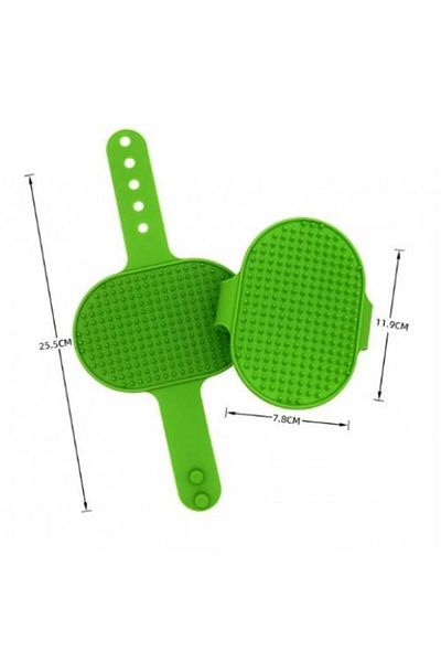 RAMDET Pet Washing and Hair Collection Glove Dog Cat Corner-Mounted Scratching Brush