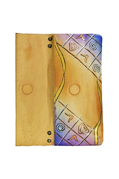 Greenland Nature Art+Craft Clutch Tasche I Leder 30 cm