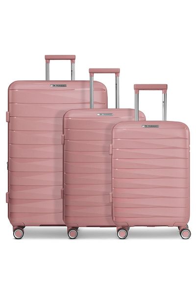 Franky London 4 Rollen Kofferset 3-teilig mit Dehnfalte