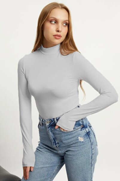 SHİROSA Women's High-Top Knitwear Sweater