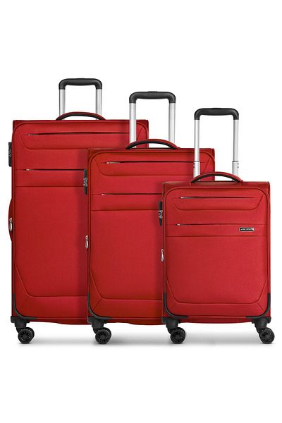 Worldpack Chicago 4-teiliges Kofferset mit Rollen – 3-teilig, erweiterbar, plissiert