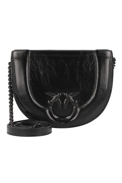 PİNKO Love Round Click Mini Umhängetasche Leder 20 Cm