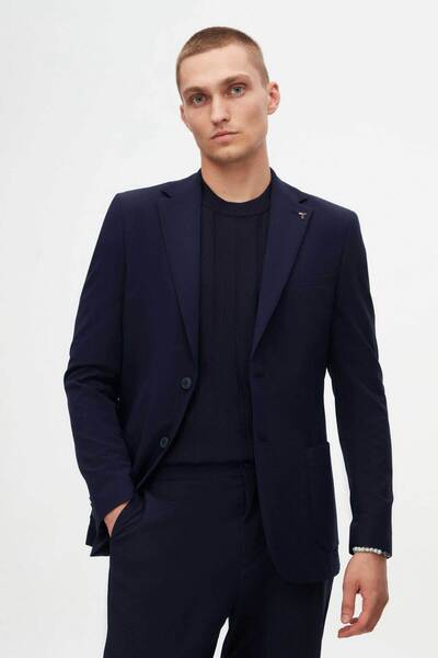 Tween Slim Fit Lacivert Takim Elbise
