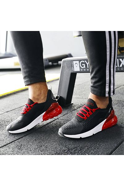AZE STEP Ușoare Zilnic Mers Alergare Negru - Roșu Pantofi sport pantofi sport