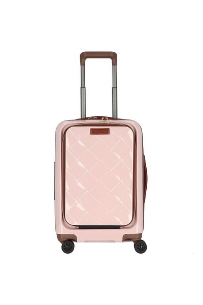 Stratic Leder & mehr 4 Rollen Kabinentrolley 55 cm Laptopfach